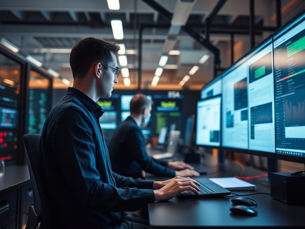 Illustration of user interaction with APIs, dashboards, and customization in an AI SaaS platform