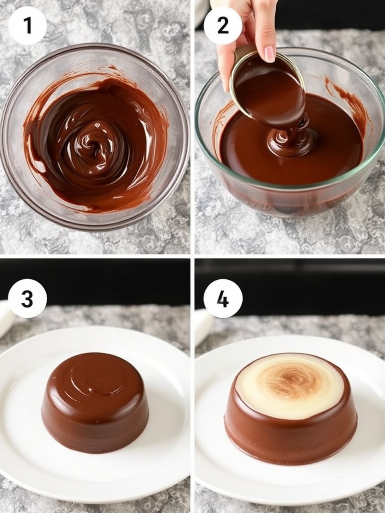 fondant chocolat recette preparation