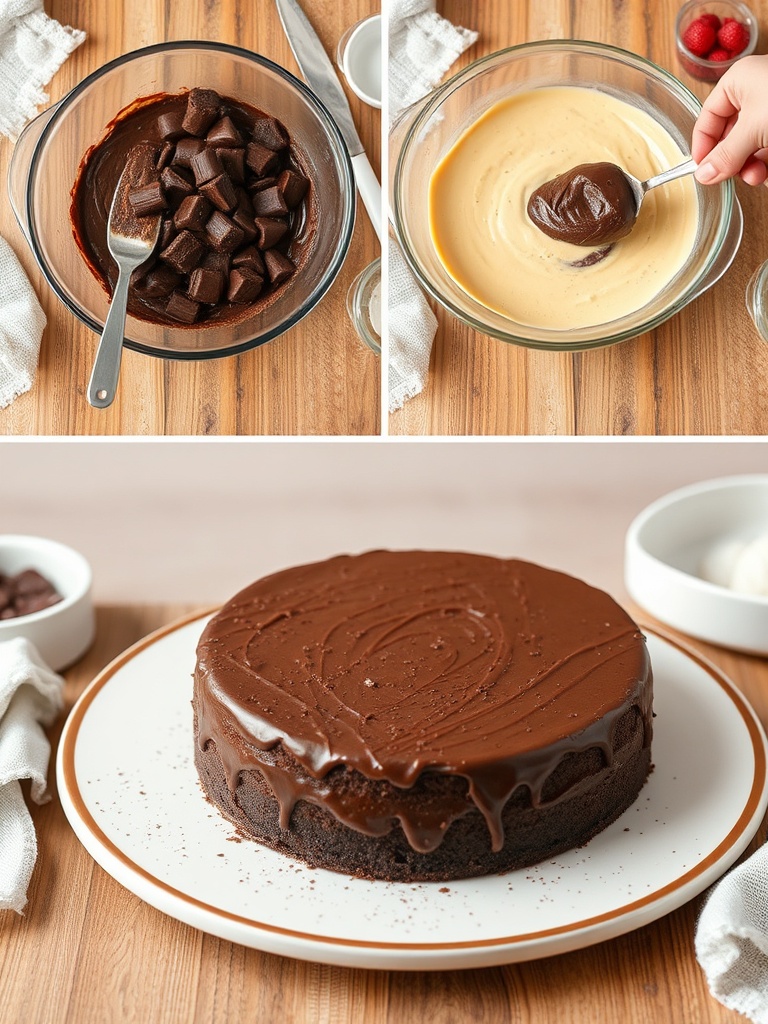 gateau chocolat recette preparation