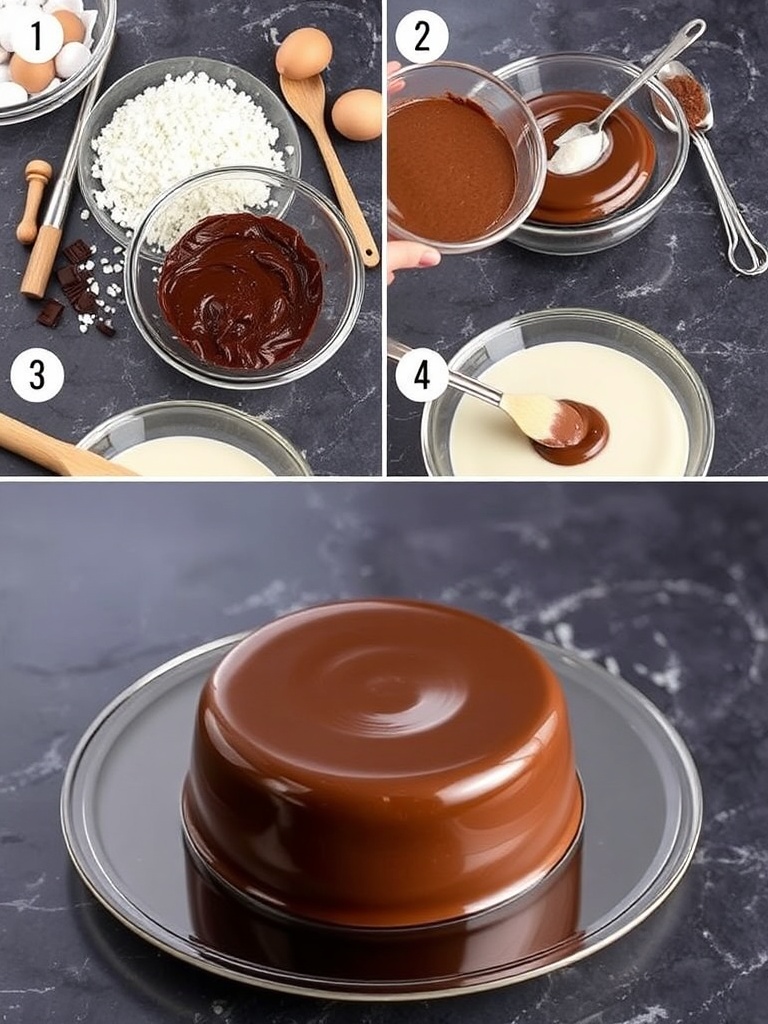 recette fondant chocolat preparation