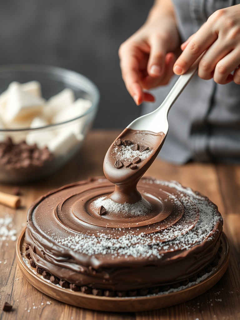 cake chocolat preparation