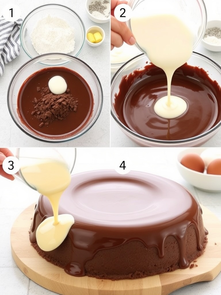 recette du fondant au chocolat preparation