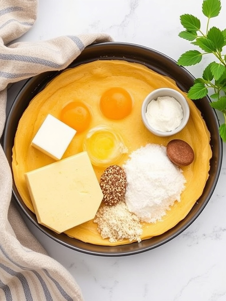 flan pâtissier ingredients