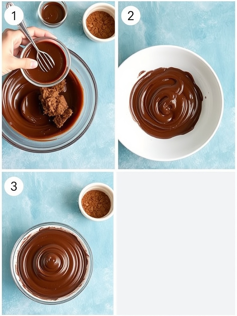 recette du fondant au chocolat preparation