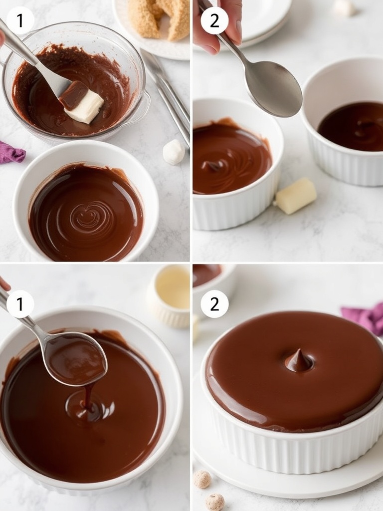 recette du fondant au chocolat preparation
