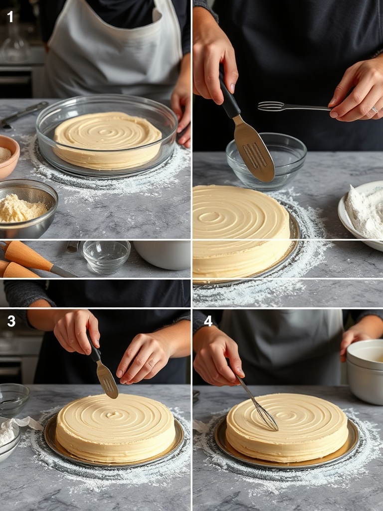 flan pâtissier preparation