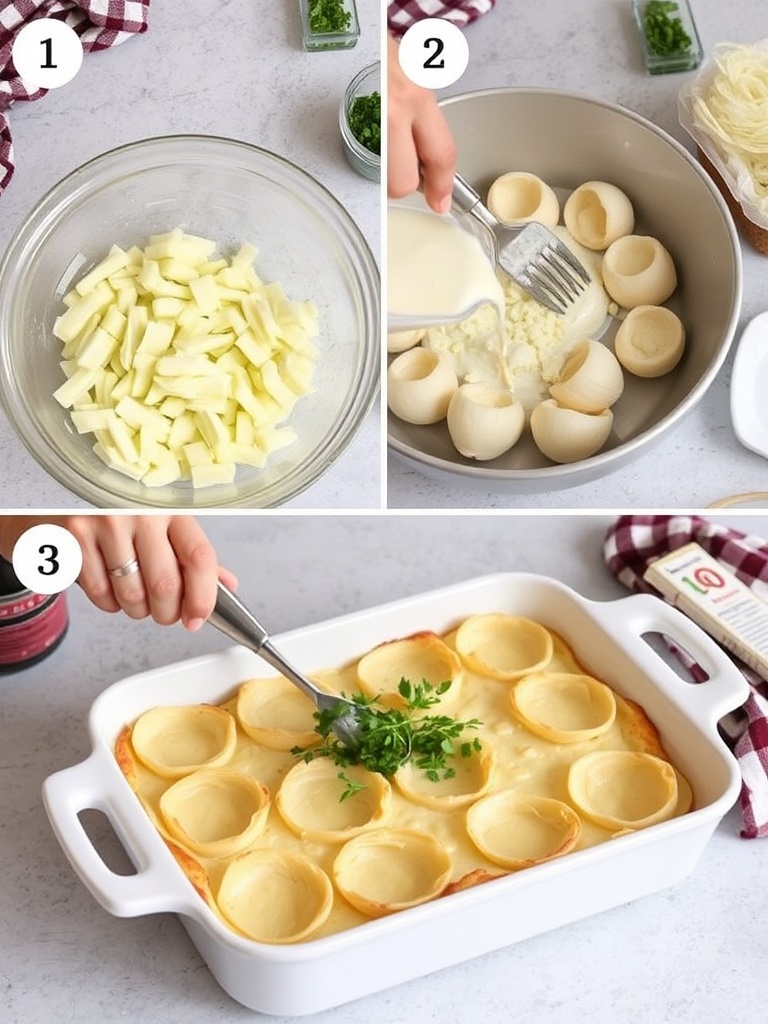 recette gratin dauphinois preparation