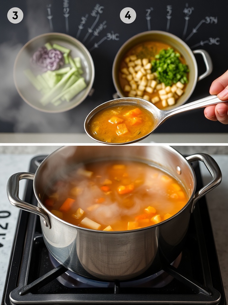 soupe potiron preparation