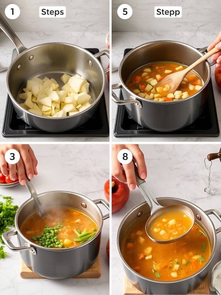 soupe potiron preparation