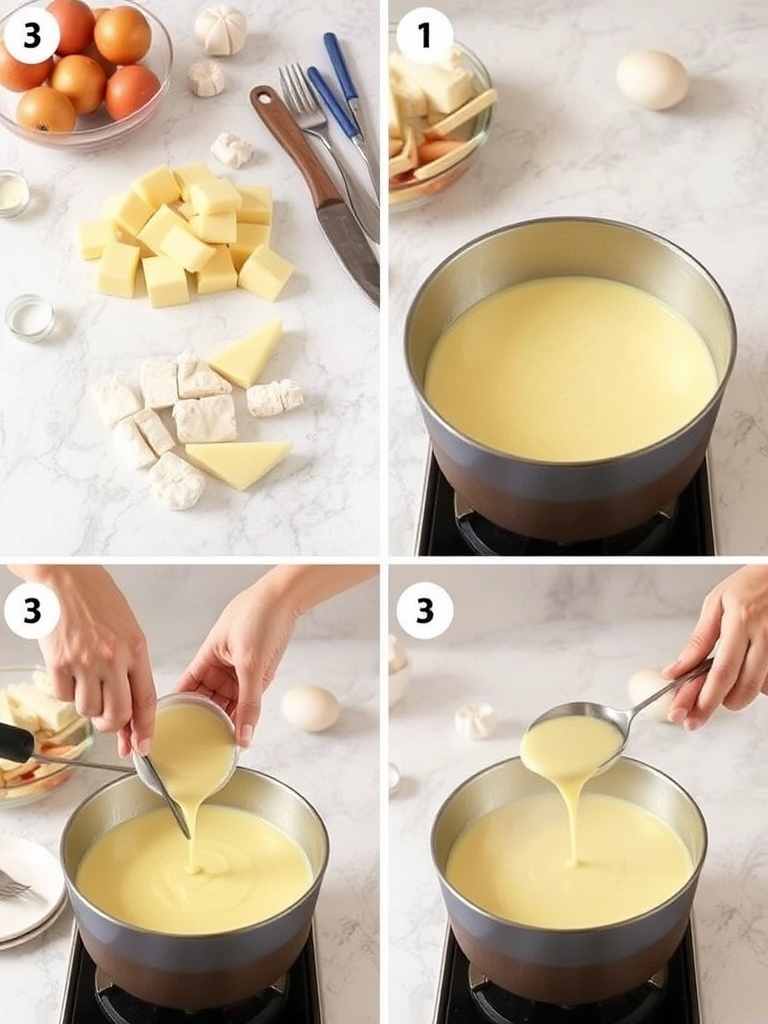 fondue savoyarde preparation