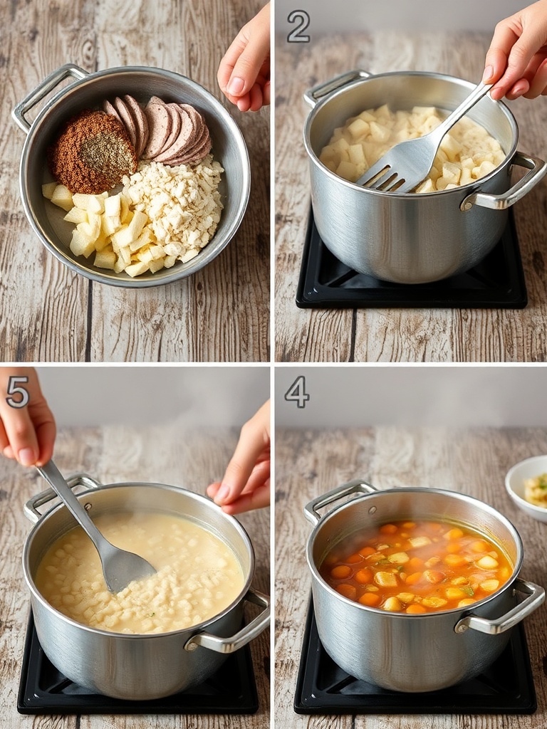 soupe potiron preparation