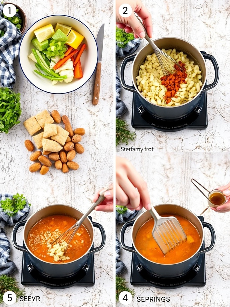 soupe potiron preparation