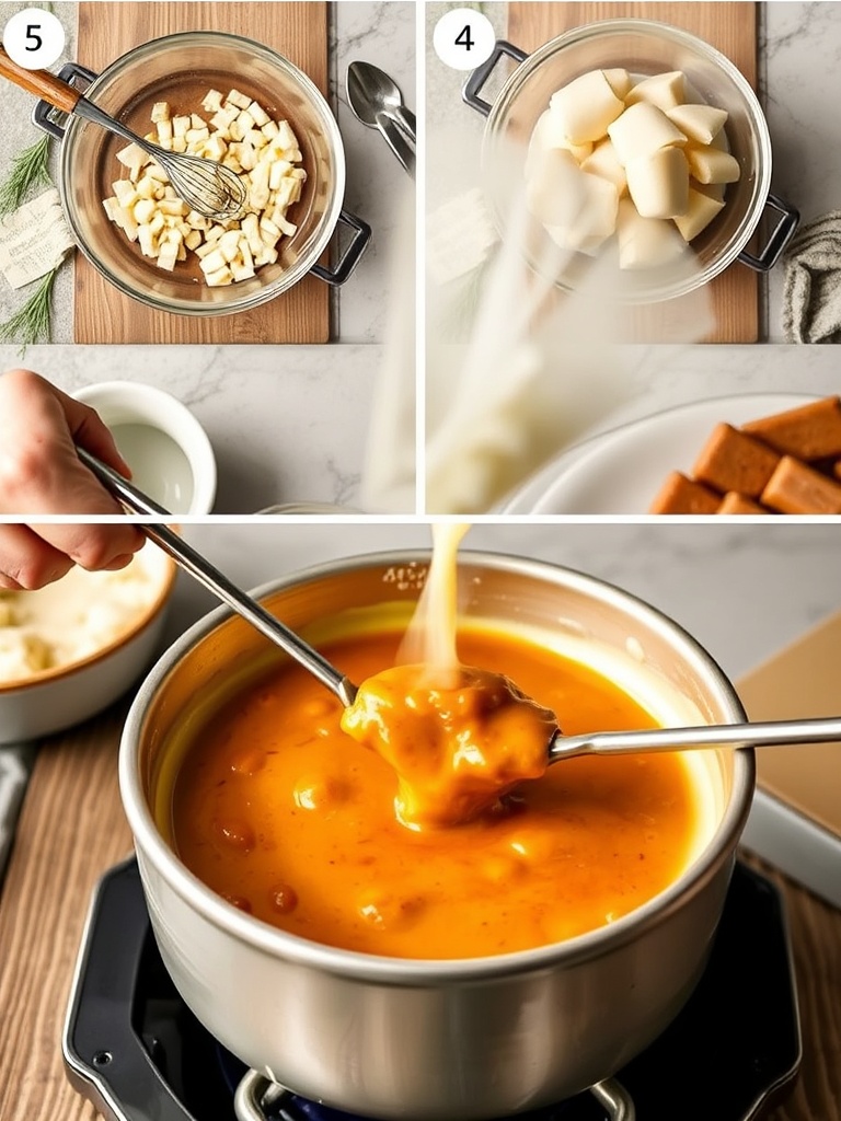 fondue savoyarde preparation