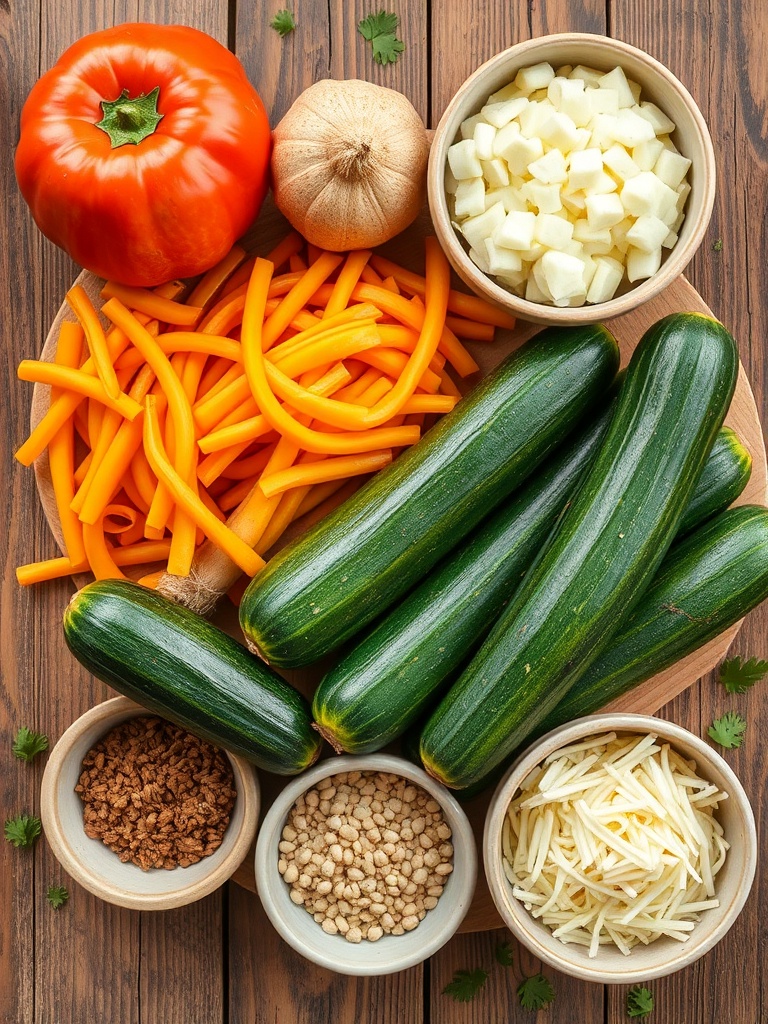gratin de courgettes ingredients