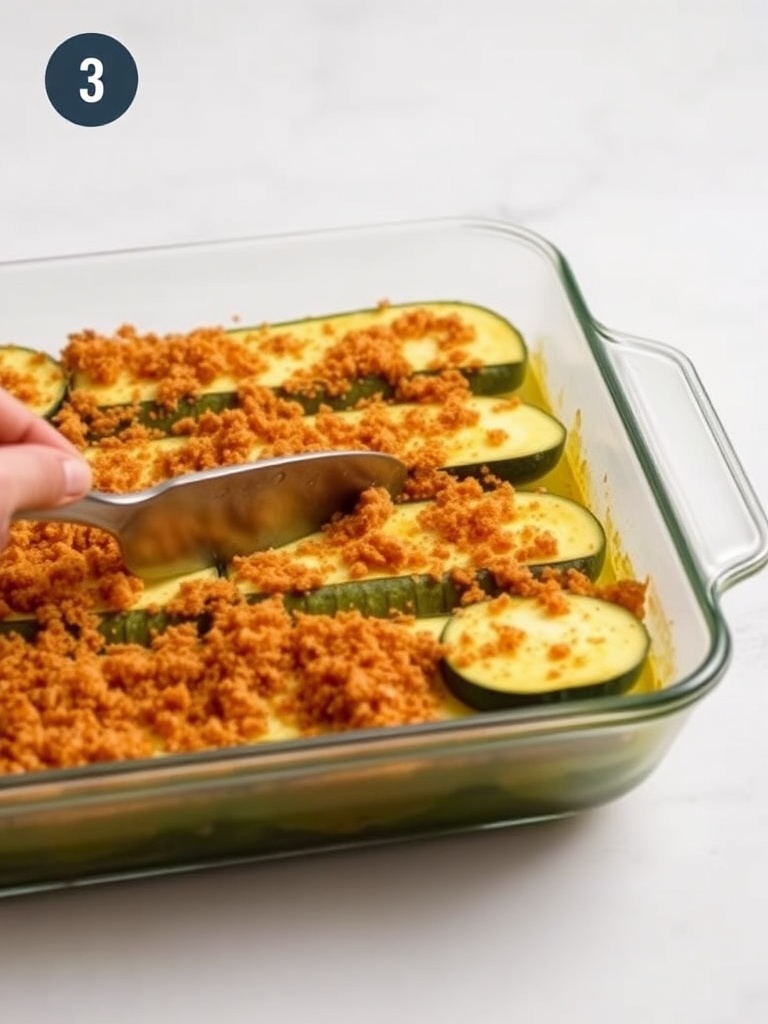 gratin de courgettes preparation