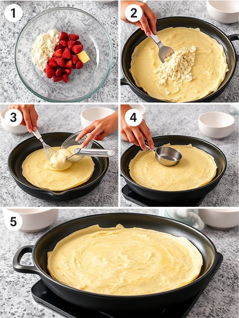 recette de crepe preparation