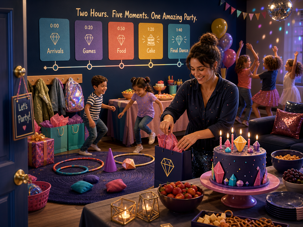 A Simple Party Music Timeline for a Two-Hour Kids’ Birthday Party