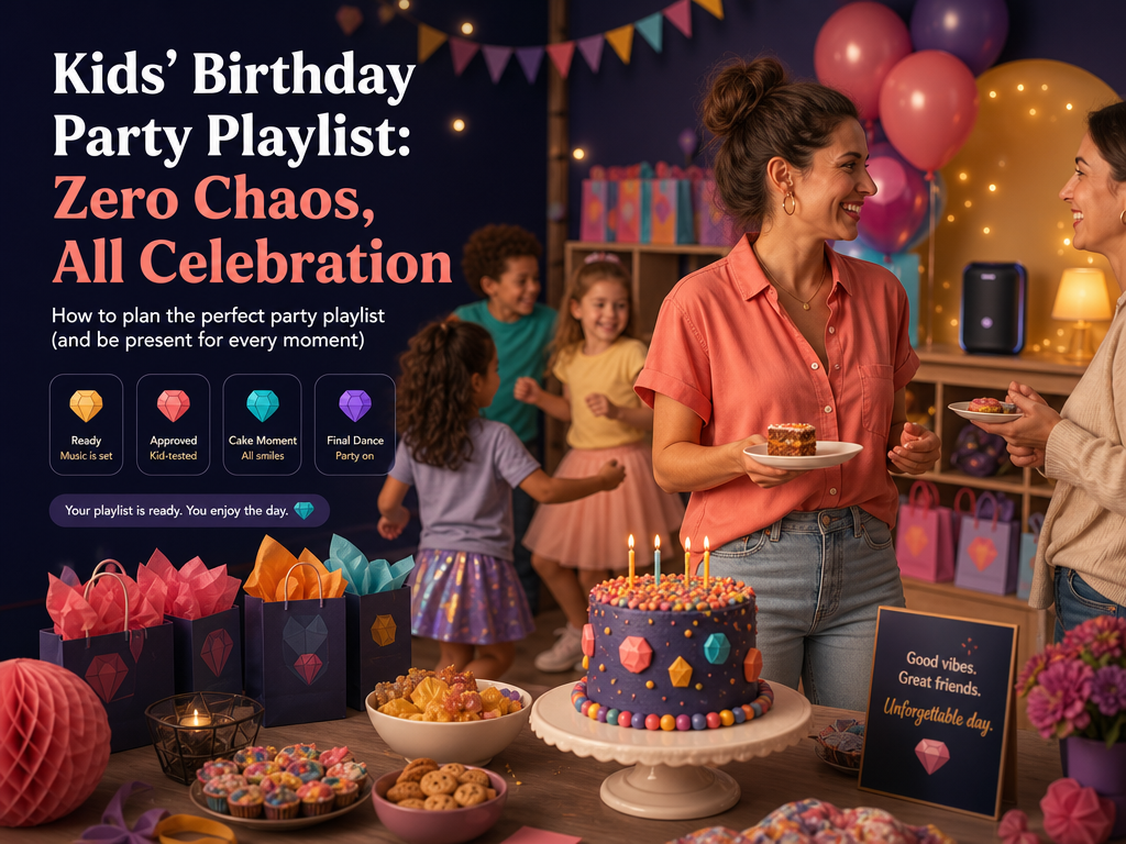 How to Make a Kids’ Birthday Party Playlist Without the Last-Minute Chaos