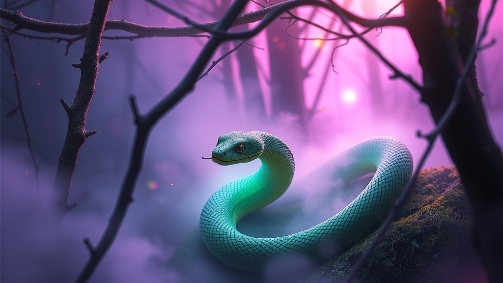 Sonhar com Cobra Verde: Interpretação Espiritual e Significado