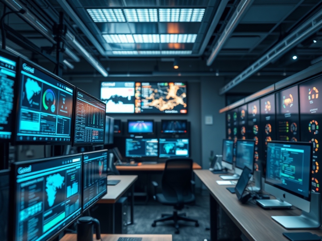 Illustration of AI automation streamlining business operations for AI business strategy optimization