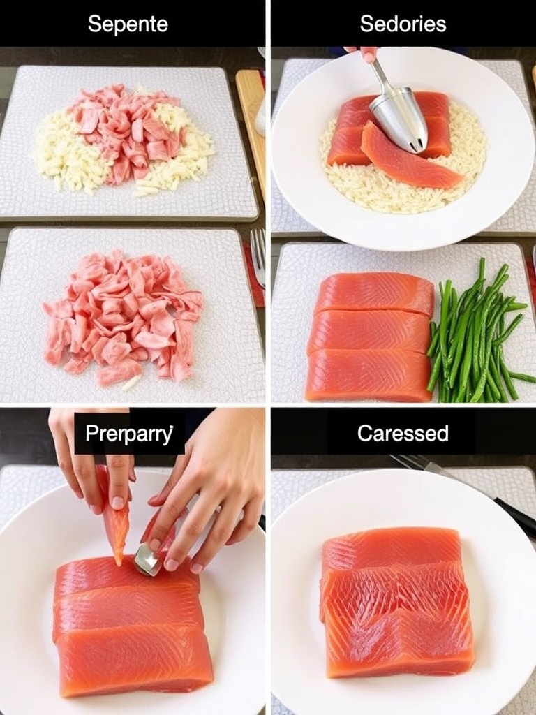 saumon preparation
