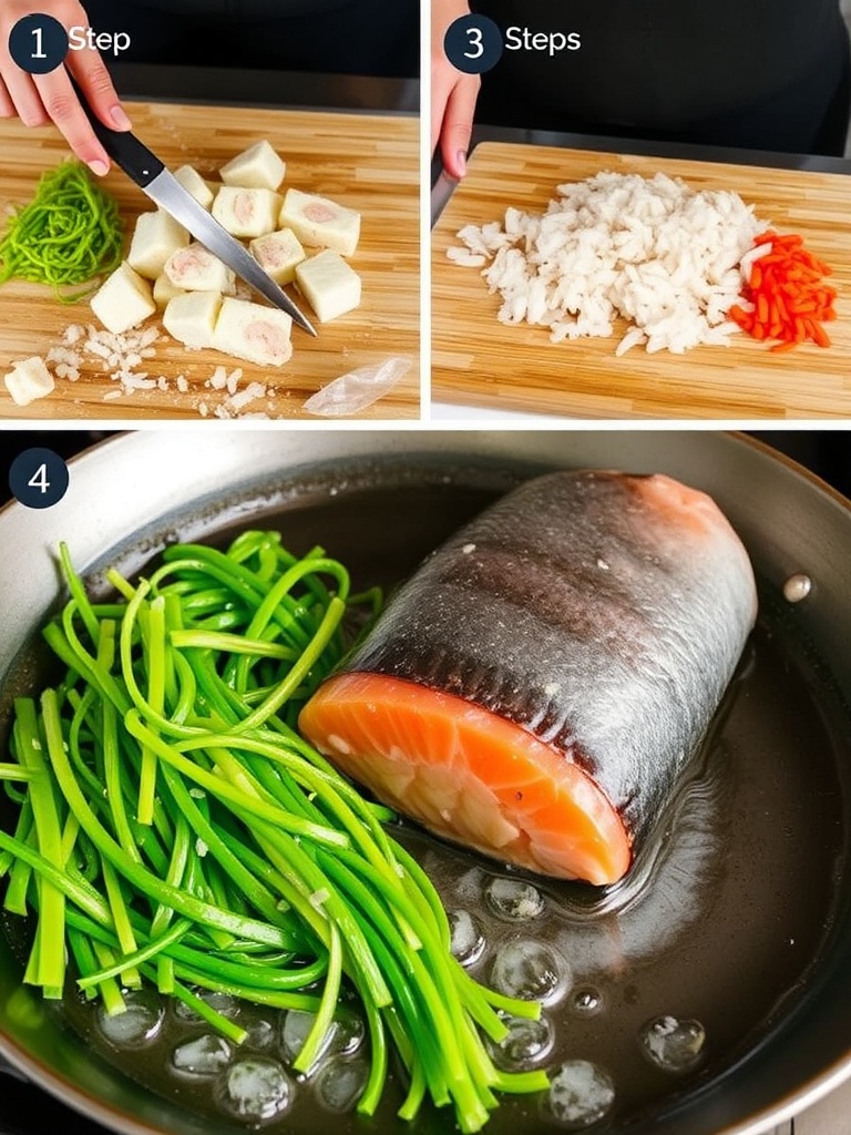 saumon preparation