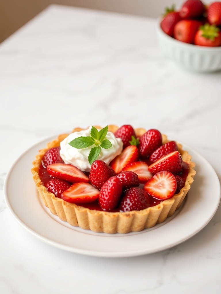tarte aux fraises