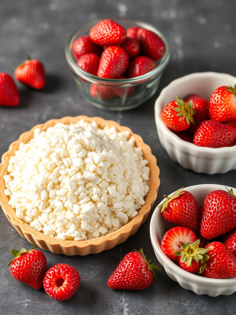 tarte aux fraises ingredients