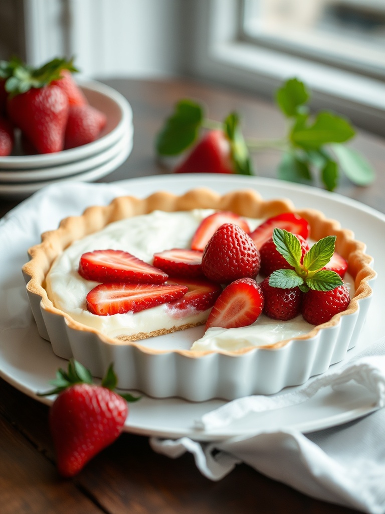 tarte aux fraises