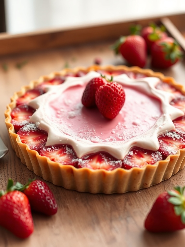 tarte aux fraises