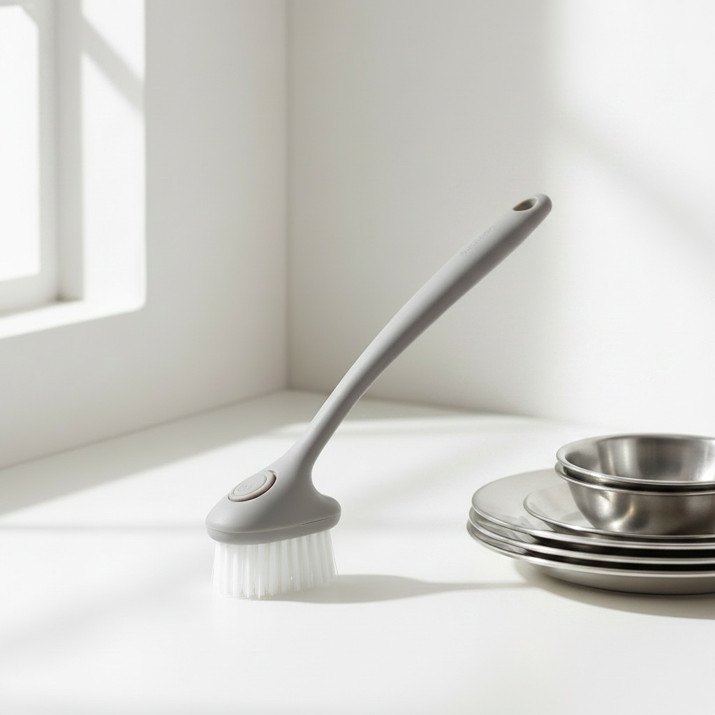 Cleansewell™ Soap Dispensing Dish Brush Set photo 4