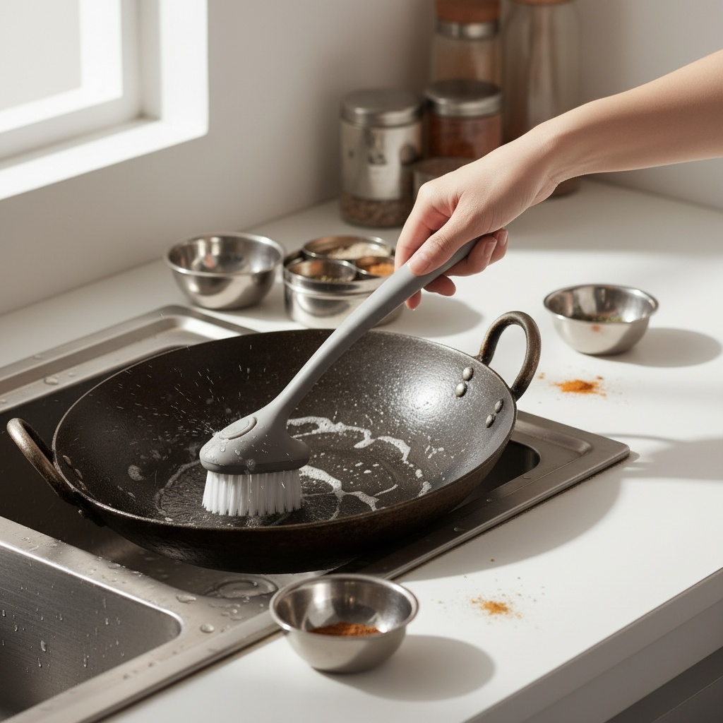 Cleansewell™ Soap Dispensing Dish Brush Set photo 5