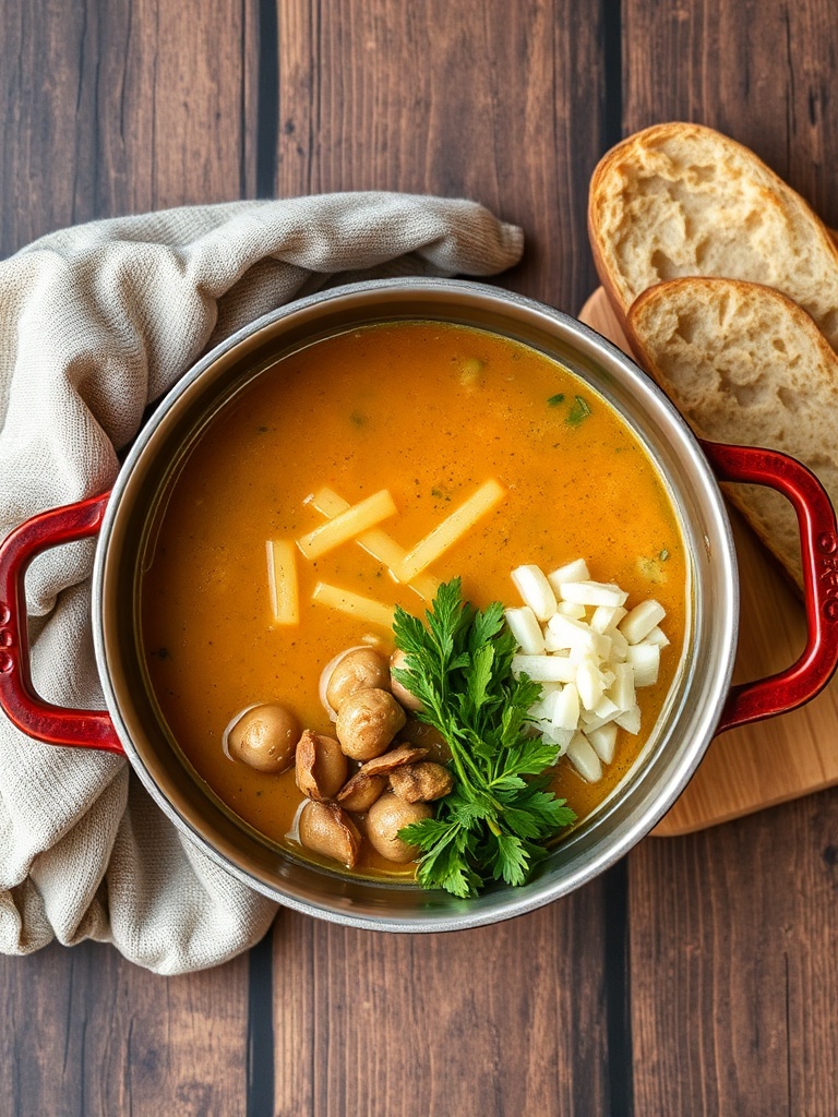 soupe au potiron ingredients