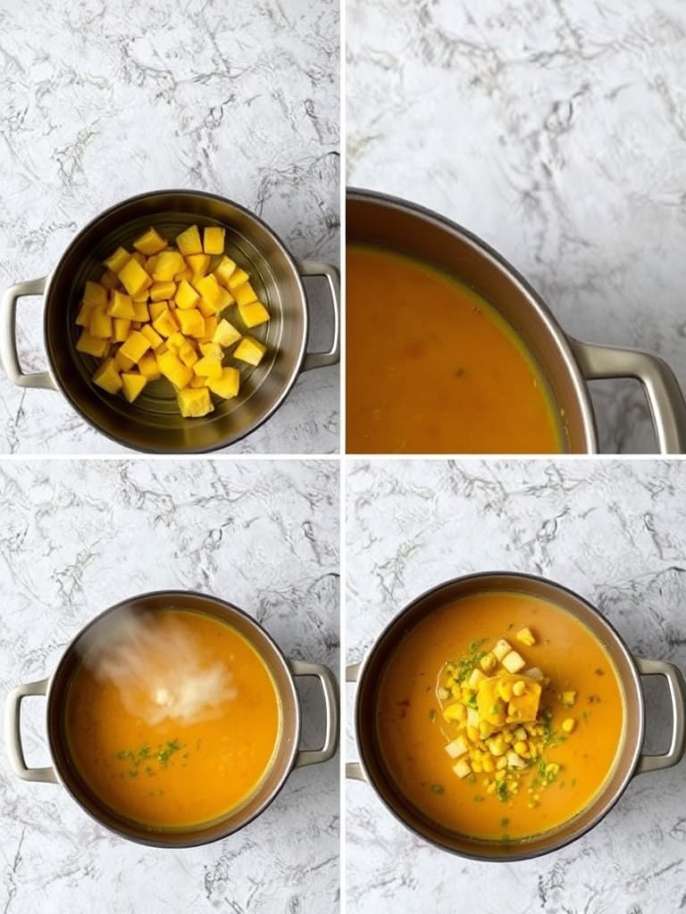 soupe au potiron preparation