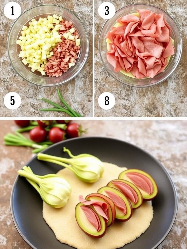 endives au jambon preparation