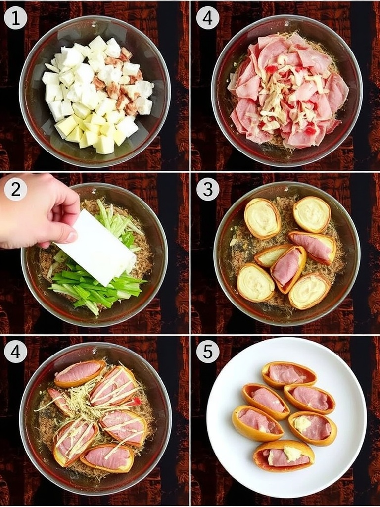 endives au jambon preparation