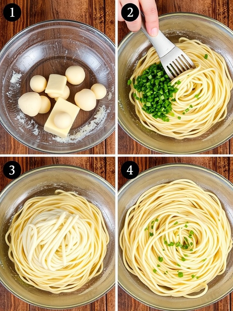 pates carbonara preparation