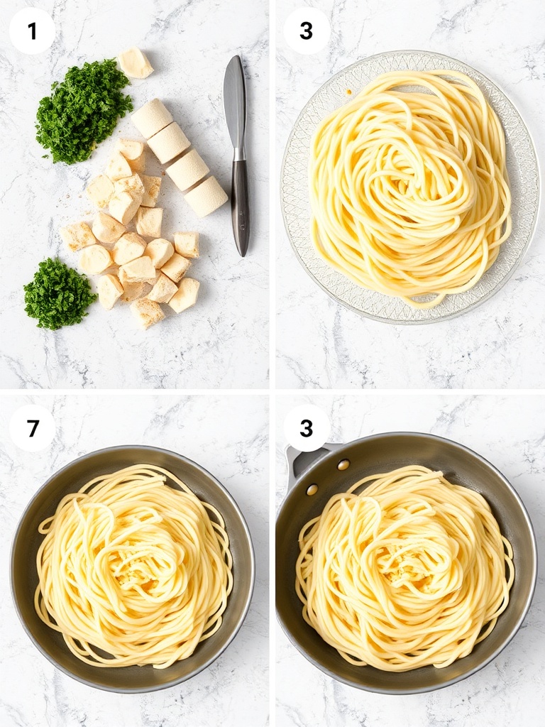 pates carbonara preparation