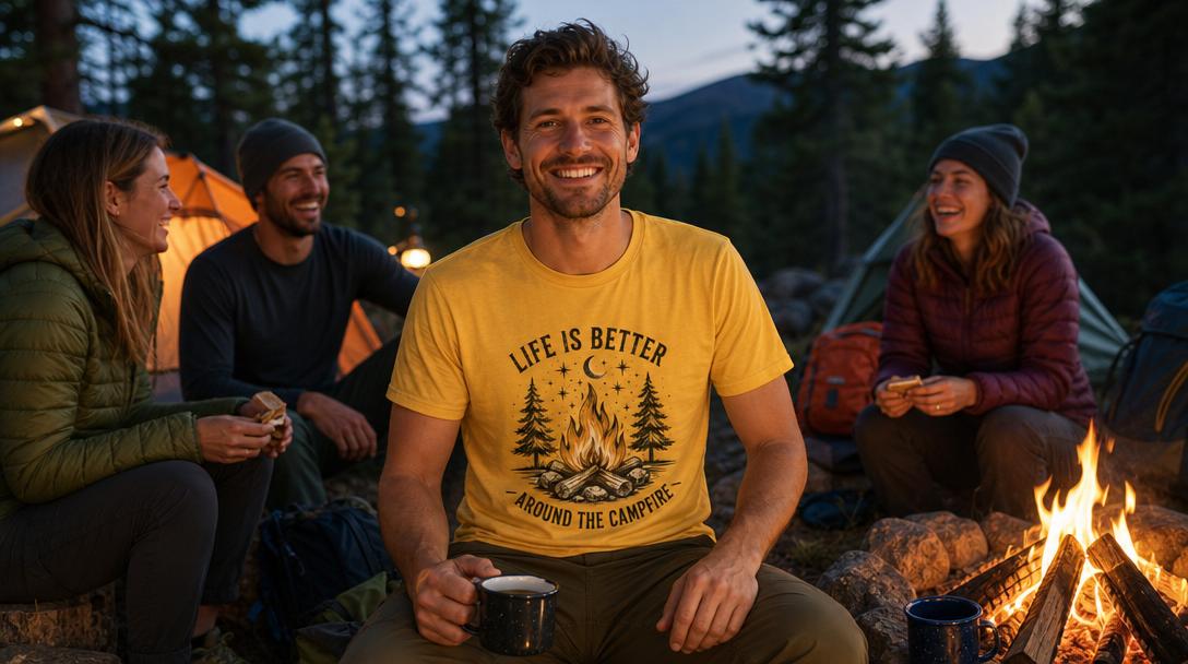 Collection of hiking shirts tested by the author