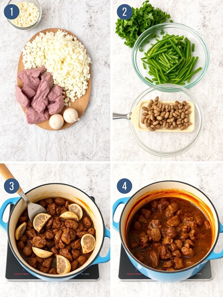 boeuf bourguignon recette preparation
