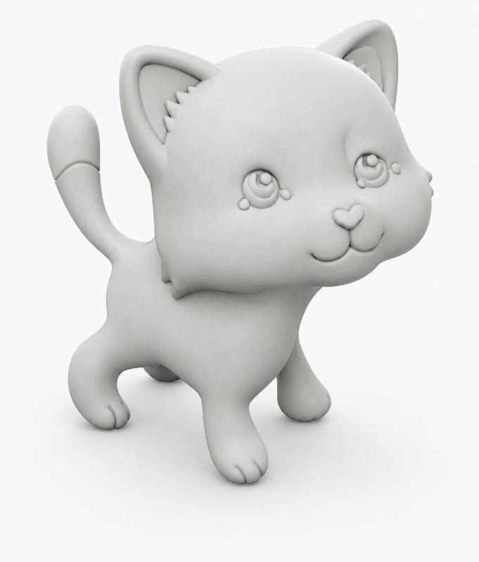 toy cat — free 3D model