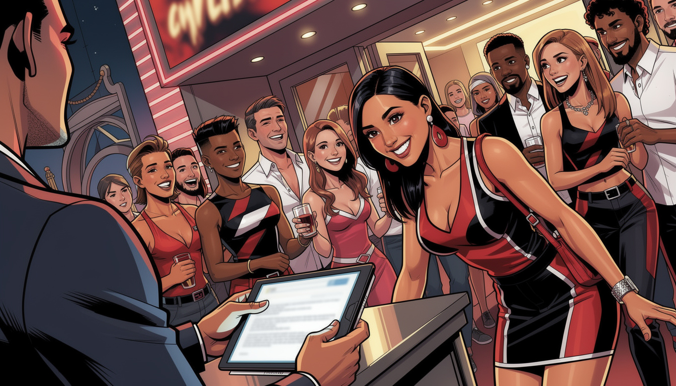 How do you get on a guest list for a Vegas club?