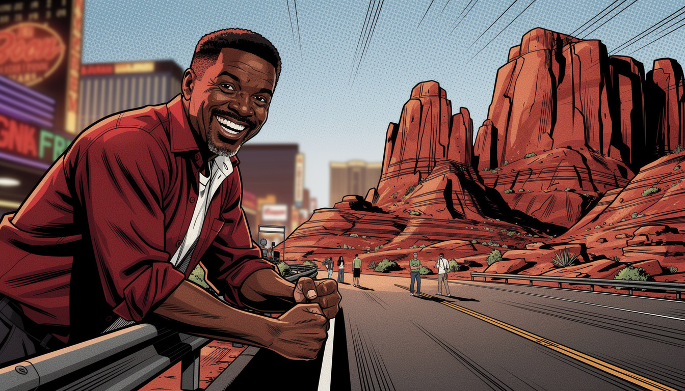 How far is Red Rock Canyon from the Strip?
