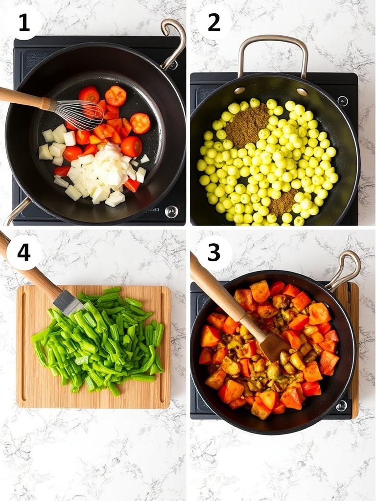 chakchouka preparation