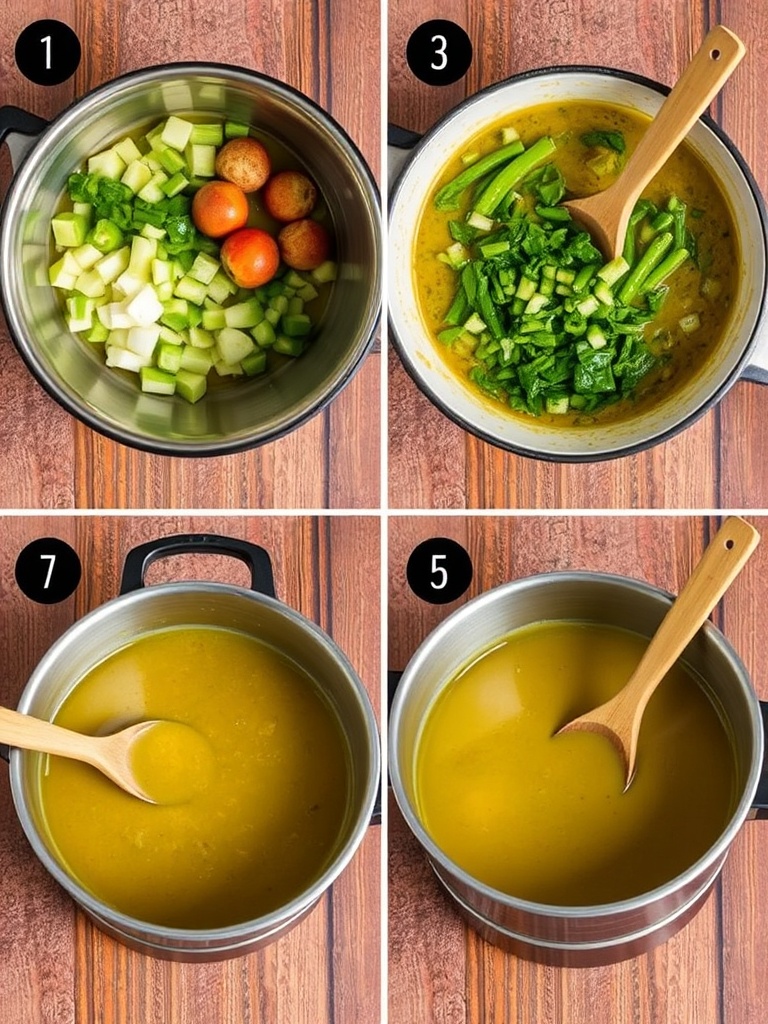 potimarron soupe preparation