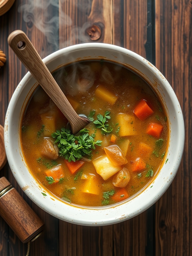 potimarron soupe preparation
