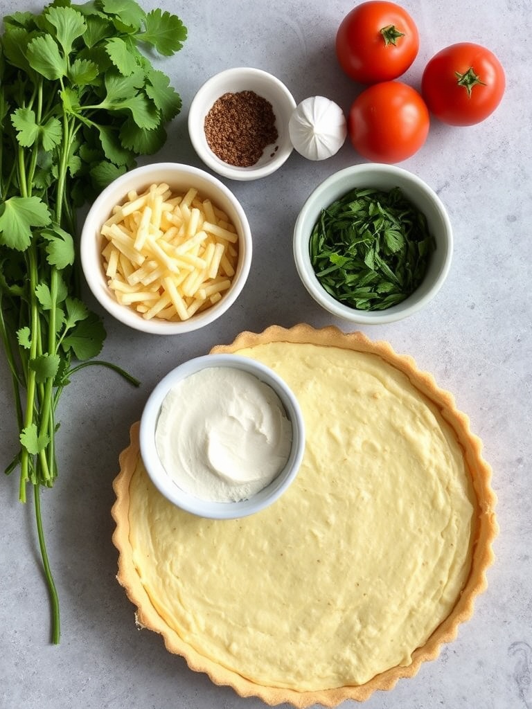 quiche sans pate ingredients