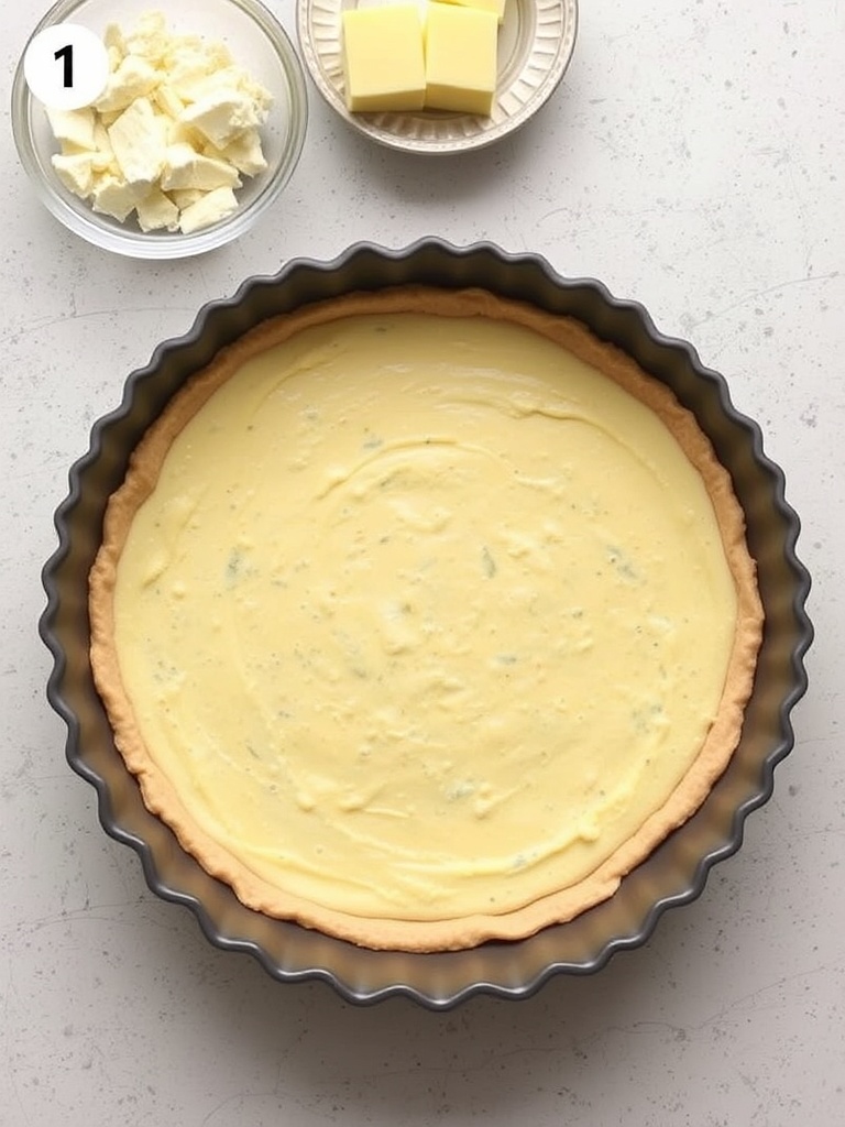 quiche sans pate preparation