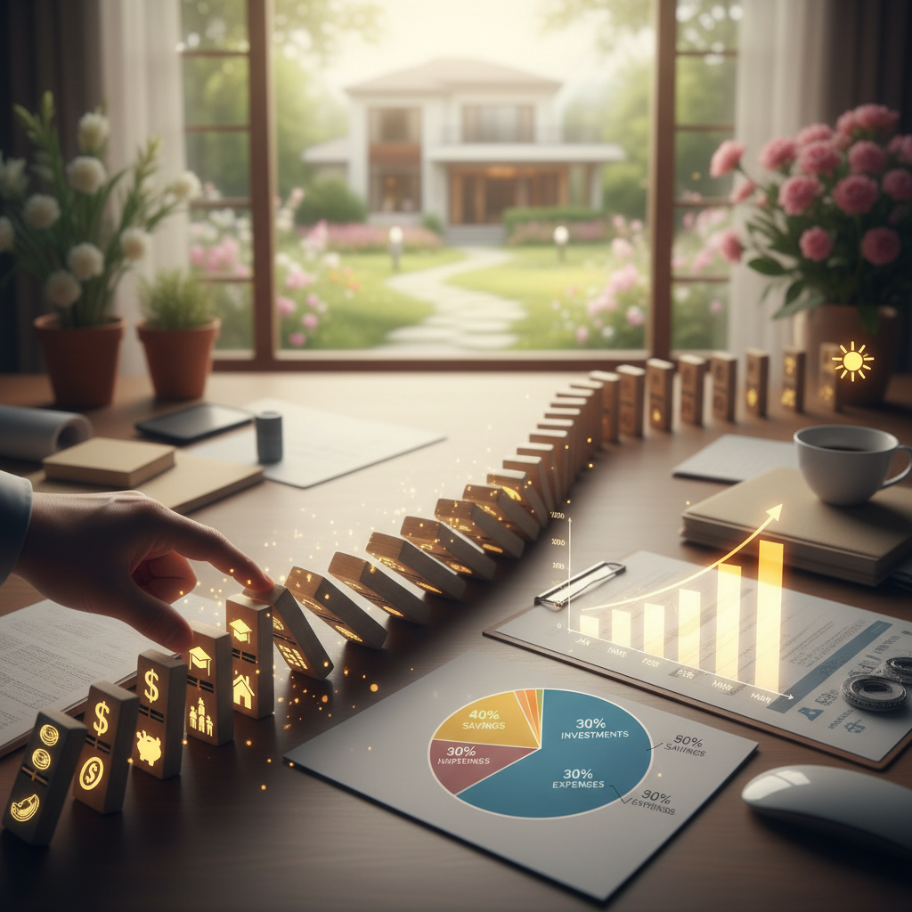 O Efeito Dominó da Educação Financeira: 5 Escolhas Diárias que Transformam Sua Vida! 💸✨