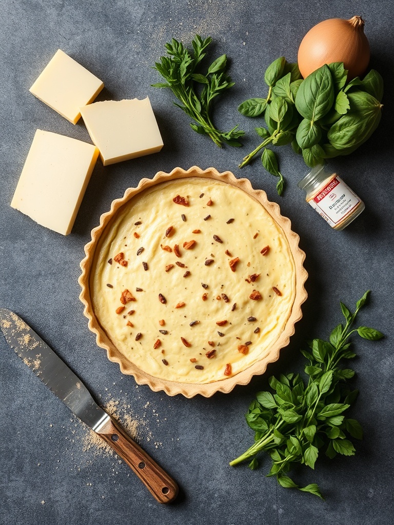 quiche sans pate ingredients